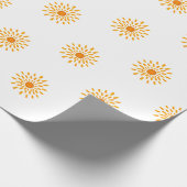Sun Shine Wrapping Papier Geschenkpapier (Ecke)