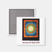 Sun Signs - Lass Dein Shine Magnet (Vorderseite/Rückseite)