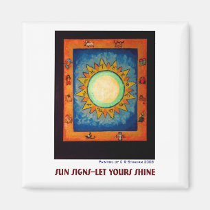 Sun Signs - Lass Dein Shine Magnet