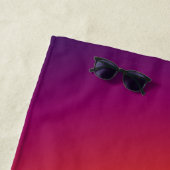Sun Silhouette Black Raven Beach Handtuch (Beispiel)
