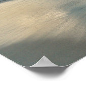 Sun. Sky. Meer. Sand. Strand Szene Poster (Ecke)