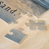 Sun. Sky. Meer. Sand. Strand Szene Puzzle (Seite)