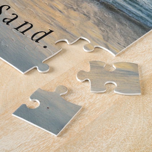 Sun. Sky. Meer. Sand. Strand Szene Puzzle (Seite)