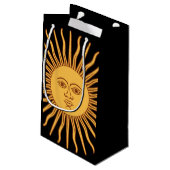 Sun Small Geschenktasche Kleine Geschenktüte (Rückseite Schrägansicht)