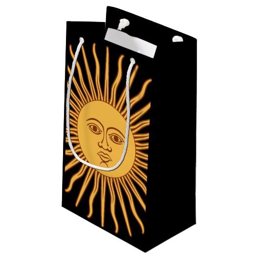 Sun Small Geschenktasche Kleine Geschenktüte (Rückseite Schrägansicht)