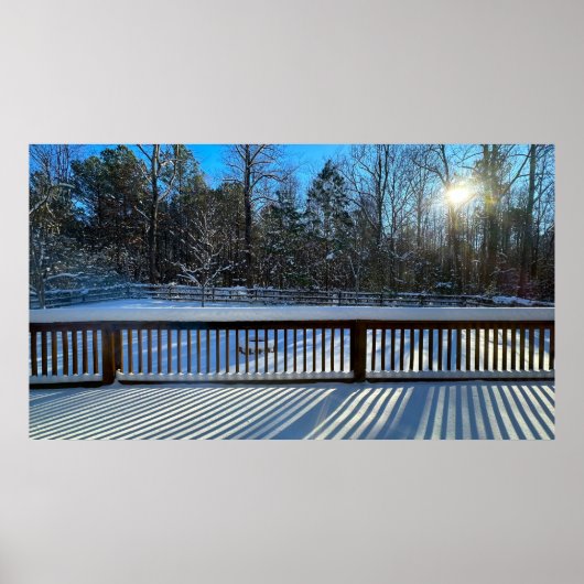 Sun, Snow & Shadows,  Poster (Vorne)