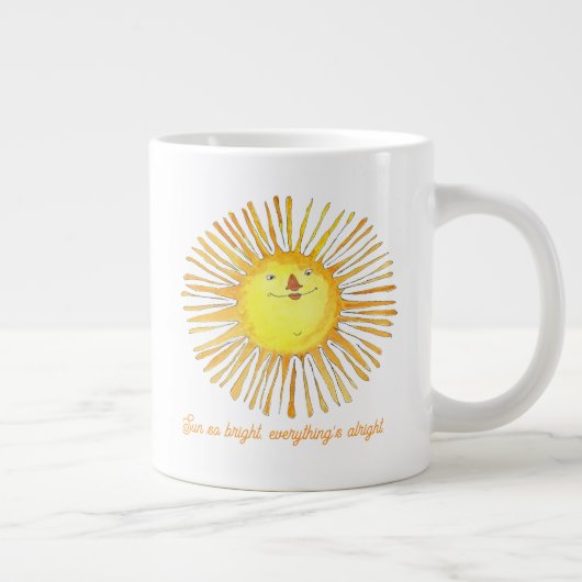 Sun so bright Jumbo-Tasse (Rechts)