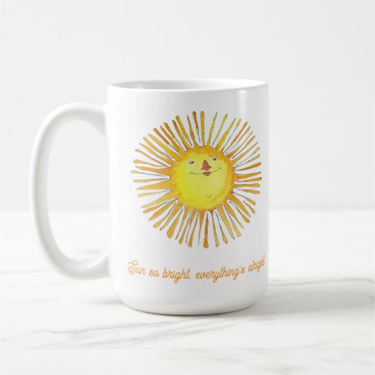 Sun so bright kaffeetasse (Links)