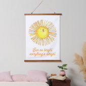 Sun so bright wandteppich mit holzrahmen (Schlafzimmer)