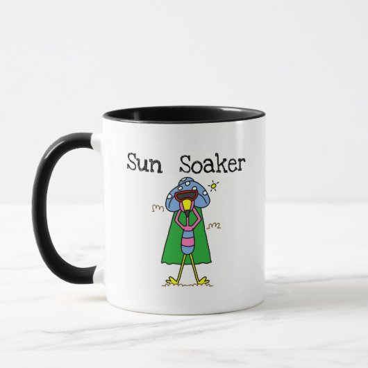Sun Soaker Flamingo Tshirts und Geschenke Tasse (Links)
