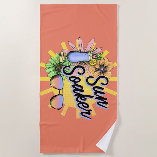 Sun Soaker Strandtuch (Vorderseite)