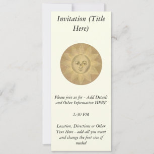 Sun - Solar Detail aus antiker Karte um 1780