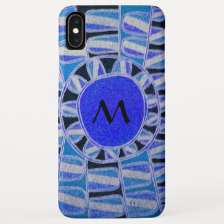 SUN SOLAR ENERGIE MONOGRAM Blau Schwarz Case-Mate iPhone Hülle