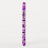 SUN SOLAR ENERGIE MONOGRAM Pink Lila Schwarz Case-Mate iPhone Hülle (Hinten/Rechts)