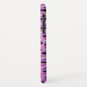 SUN SOLAR ENERGIE MONOGRAM Pink Lila Schwarz Case-Mate iPhone Hülle (Hinten/Links)