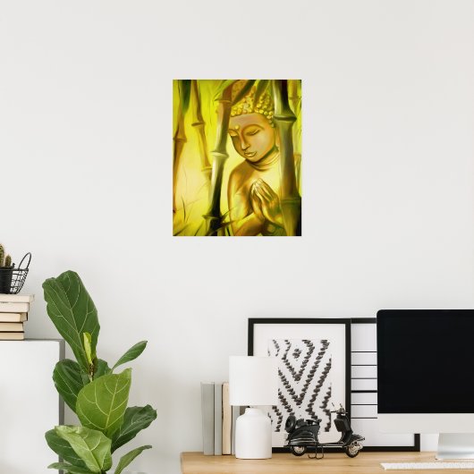 Sun solution-Buddha Poster (Heimbüro)