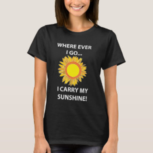 Sun Sonnenblume Sonnenschein T-Shirt