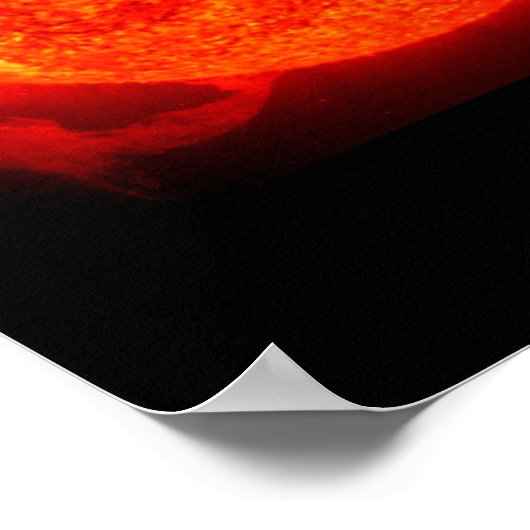 Sun Space Image Poster (Ecke)