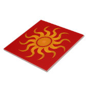 Sun Spicy Red Tile - Große Fliese (Seite)
