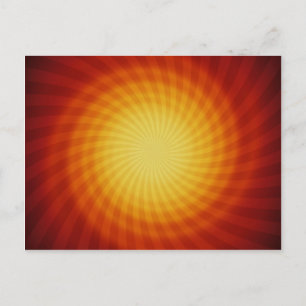 Sun Spiral: Abstrakte Kunst: Postkarte
