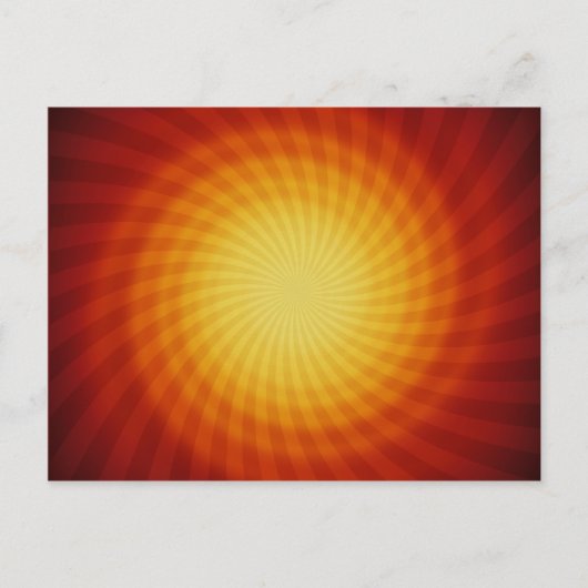 Sun Spiral: Abstrakte Kunst: Postkarte (Vorderseite)