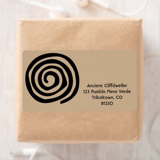 Sun Spiral Native American Tribal Rock Art (Insitu)