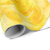 Sun Spirit: Gelbe und native Muster Geschenkpapier (Rolleneckpunkt)