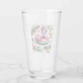 Sun Splash Summer Pool Party Glas (Rückseite)