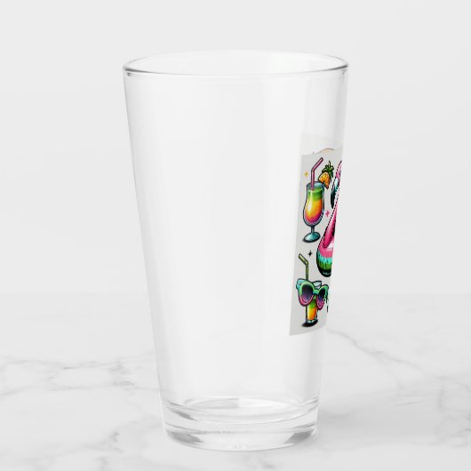 Sun Splash Summer Pool Party Glas (Rechts)