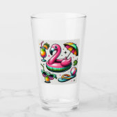 Sun Splash Summer Pool Party Glas (Vorderseite)