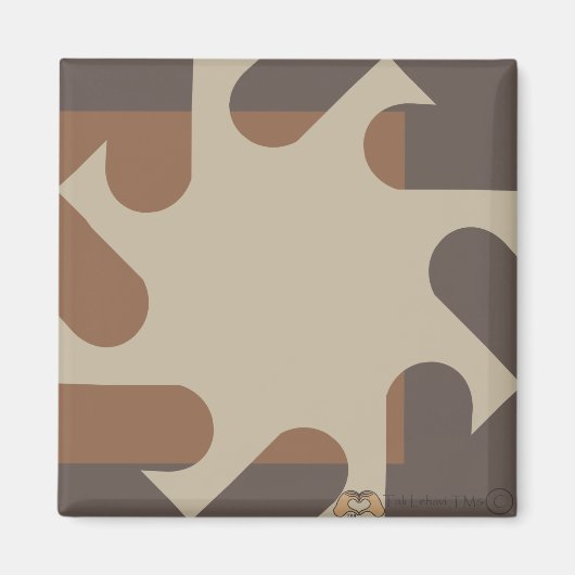 Sun Sponap beige Magnet 1 (Vorne)