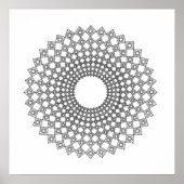 Sun Squares Poster (Vorne)