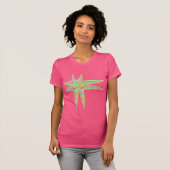 Sun Star Abstrakt Art to Wear T-Shirt (Vorne ganz)