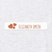 Sun, Star, Herz und Regenbogen Kinder Namensschule Etiketten (Design 1)