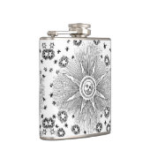 Sun Stars Antiquitäten Night Sky Mittelalterliches Flachmann (Rechts)