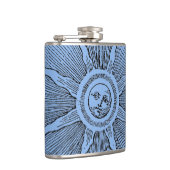 Sun Stars Antiquitäten Night Sky Mittelalterliches Flachmann (Rechts)