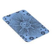 Sun Stars Antiquitäten Night Sky Mittelalterliches Magnet (Rechte Seite)