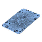 Sun Stars Antiquitäten Night Sky Mittelalterliches Magnet (Linke Seite)