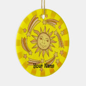 Sun Stars Keramik Ornament (Rechts)