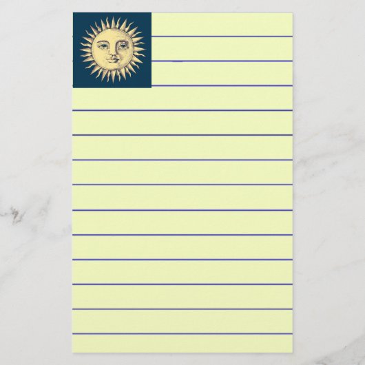 Sun Stationery Briefpapier (Rückseite)