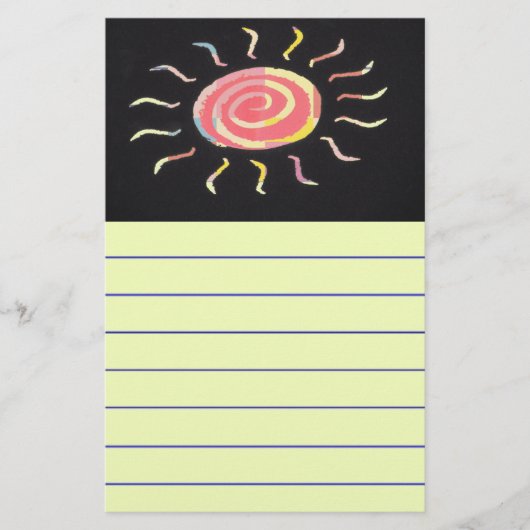 Sun Stationery Briefpapier (Vorderseite)