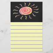 Sun Stationery Briefpapier (Rückseite)