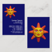 Sun stellen MiniFoto gegenüber Visitenkarte (Vorne/Hinten)