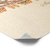 Sun Stone von Tenochtitlan Poster (Ecke)