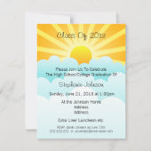 Sun-Strahlen und Wolken-neues Einladung (Vorderseite)