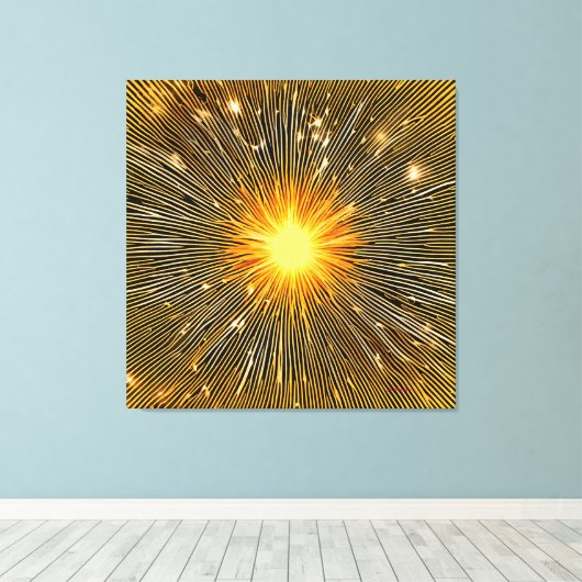 Sun Streaks Leinwanddruck (Insitu (Holzboden))