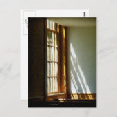 Sun Streaming durch Fenster Postkarte (Vorne/Hinten)