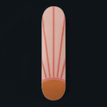 Sun Sunrise Terracotta Earth Tones Sunshine Skateboard<br><div class="desc">Sun Print - beige / Erdtöne / Terrakotta - Sonnenschein,  Moderne Abstrakt geometrische Sonnenaufgänge.</div>