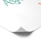 Sun Sunshine Baby Dusche Begrüßungszeichen Poster (Ecke)