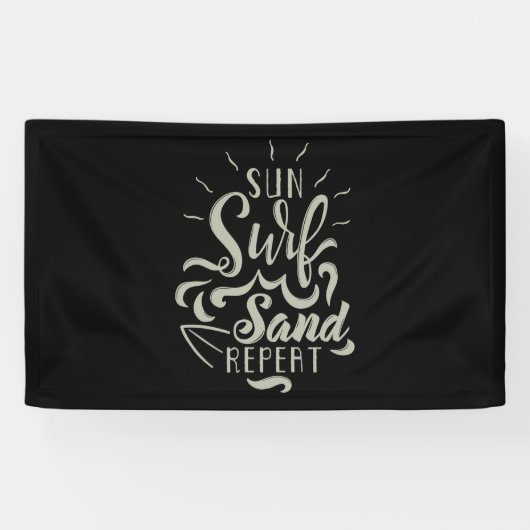 Sun Surf Sand wiederholen Banner (Horizontal)